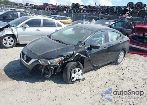 2021 Nissan Versa S Xtronic Cvt z USA, uszkodzony, nr VIN 3N1CN8DV8ML857987